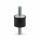 Gummipuffer Typ A Ø100x30 M10x40 NK 45°Shore Stahl verzinkt