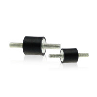Gummipuffer Typ A Ø25x15 M6x18 NBR 55°Shore...