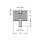 Gummipuffer Typ B Ø70x60 M10x28/10 NBR 55°Shore Stahl verzinkt