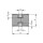 Gummipuffer Typ C Ø200x100 M20x20 NBR 55°Shore Stahl verzinkt