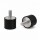 Gummipuffer Typ D Ø30x25 M8x20 NK 55°Shore Edelstahl A4