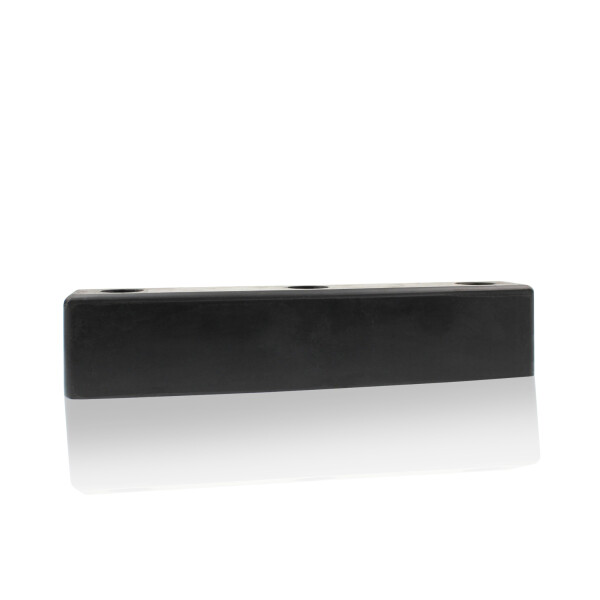 Rammpuffer mit drei Löchern 300x52x60mm SBR 70°Shore