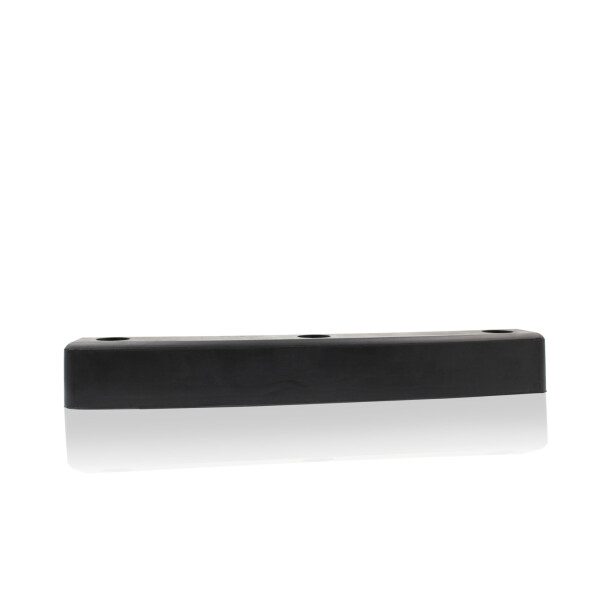 Rammpuffer mit drei Löchern 400x52x60mm SBR 70°Shore