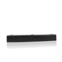 Rammpuffer mit drei Löchern 400x52x60mm SBR 70°Shore