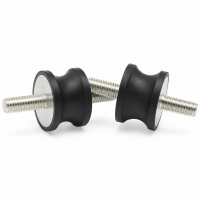Gummipuffer Typ TA Ø30 x 25 M8 x 20 NK 55° Shore Stahl verzinkt