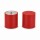 Silikon-Edelstahl-Puffer Typ E Ø20x20 M6x6 55°Shore (rot) Edelstahl A4