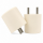 Zellpuffer Typ ZP-DD Ø400x400 2xBolzen M30x80 PU (weiß) Stahl verzinkt