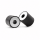 Hohlpuffer Typ HP-3 mit beidseitiger Metallscheibe Ø35/10,5x50 NK 55°Shore Stahl verzinkt