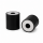 Hohlpuffer Typ HP-3 mit beidseitiger Metallscheibe Ø40/13x30 NK 55°Shore Stahl verzinkt